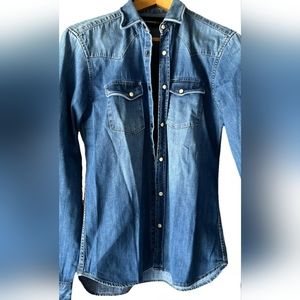 The Kooples Shirts Rare Pearl Snap Western Shirt Slim Fit